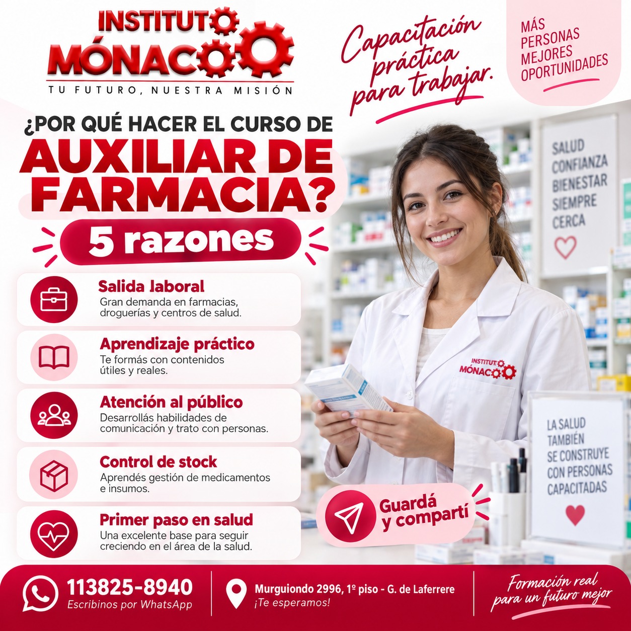Curso de auxiliar de farmacia